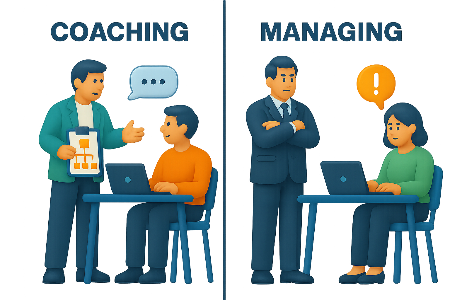 Coaching vs. Managing: Knowing When to Switch Gears