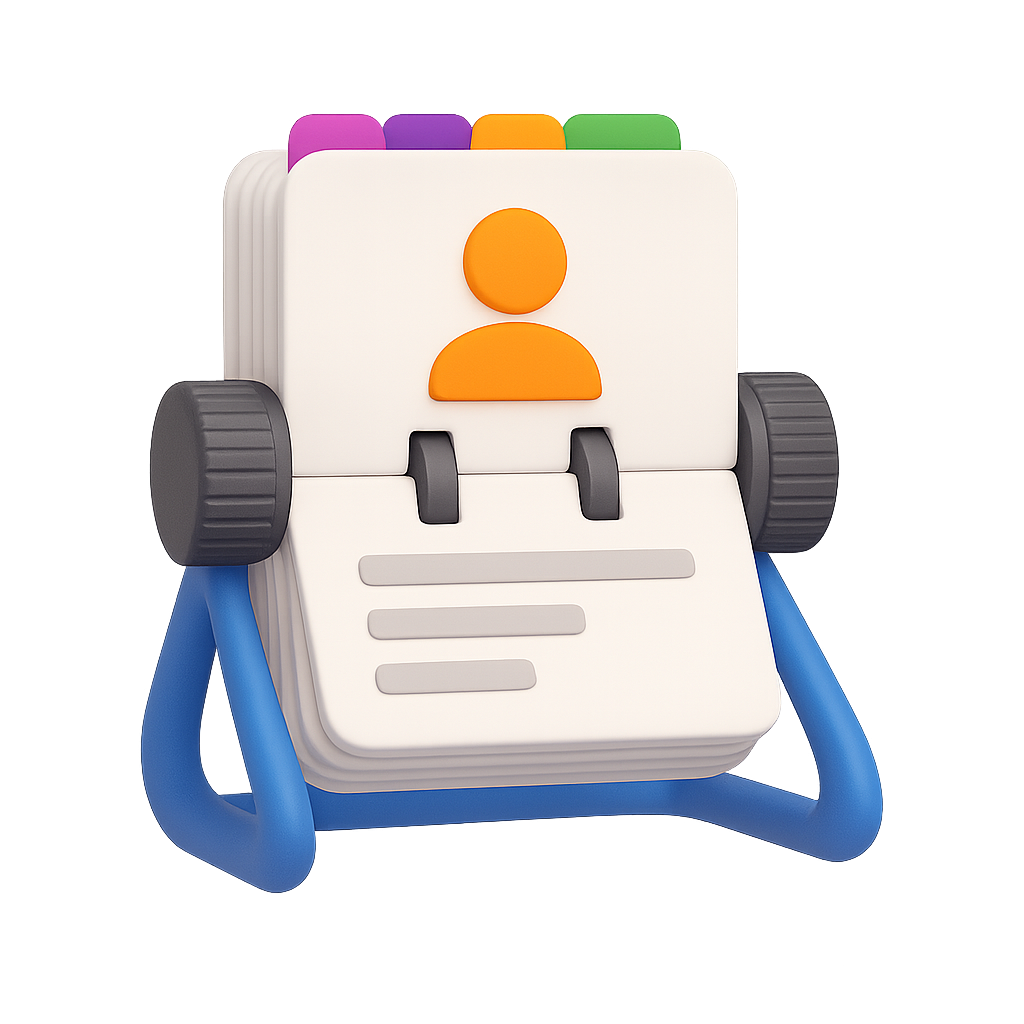 Rolodex of Contacts